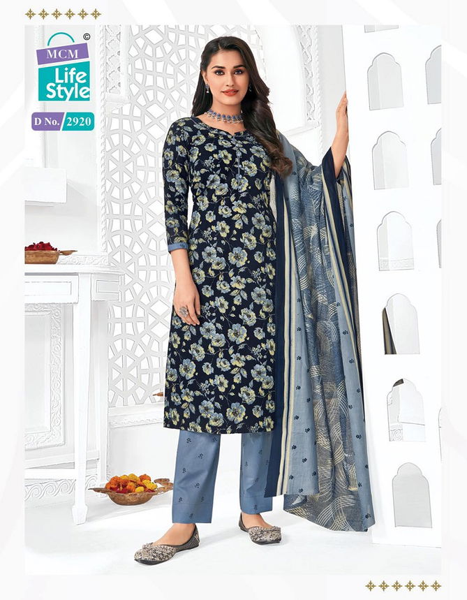 Priyalaxmi Vol 29 By Mcm Printed Cotton Dress Material Exporters In India